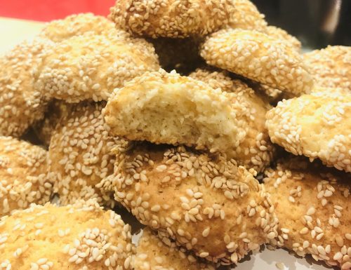 Biscotti Reginelle siciliane- inciminati- biscotti al sesamo siciliani
