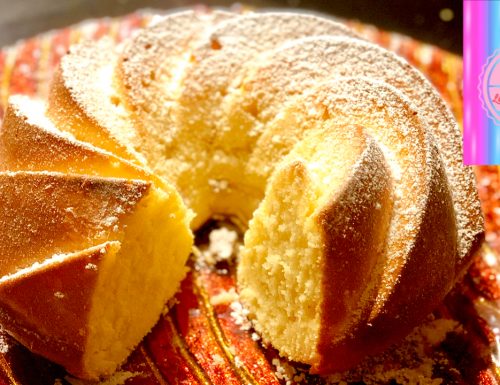 Ciambellone sofficissimo allo yogurt al profumo di limone