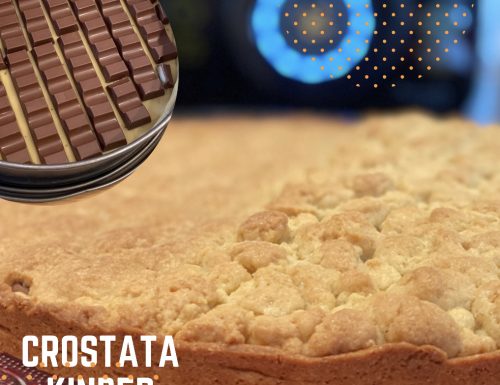 Crostata Kinder Cioccolato, facile veloce e golosa